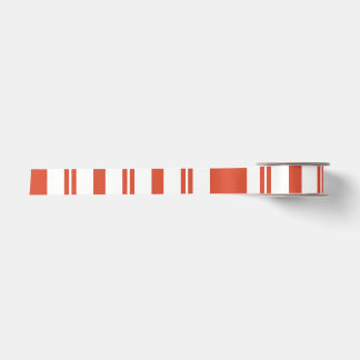 Ruban En Satin Candy Cane Chorus-Stripe-Verticle