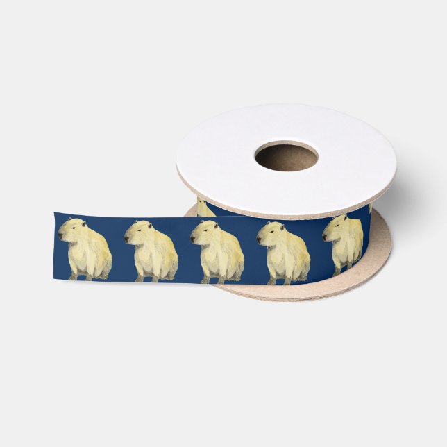 Ruban En Satin Capybara (Bobine)