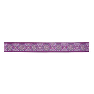 Ruban En Satin Cardinal Red Rosace