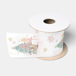 Ruban En Satin Casse-Noisette Rose Pâle Menthe Noël Ballet