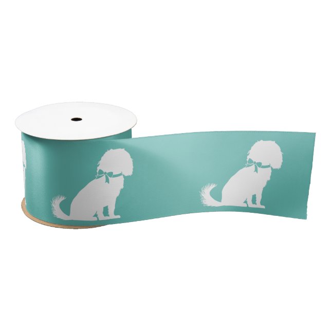 Ruban En Satin Cavalier King Charles Spaniel Chien Chien Chien Ch (Bobine)