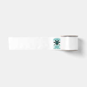 Ruban En Satin Cerf Dans Mon Congélateur - amateur de chasse