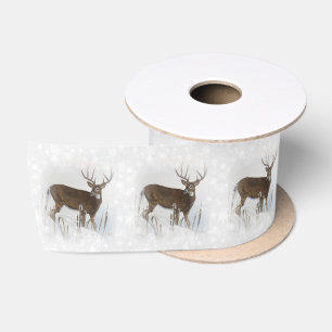Ruban En Satin Cerf de Virginie