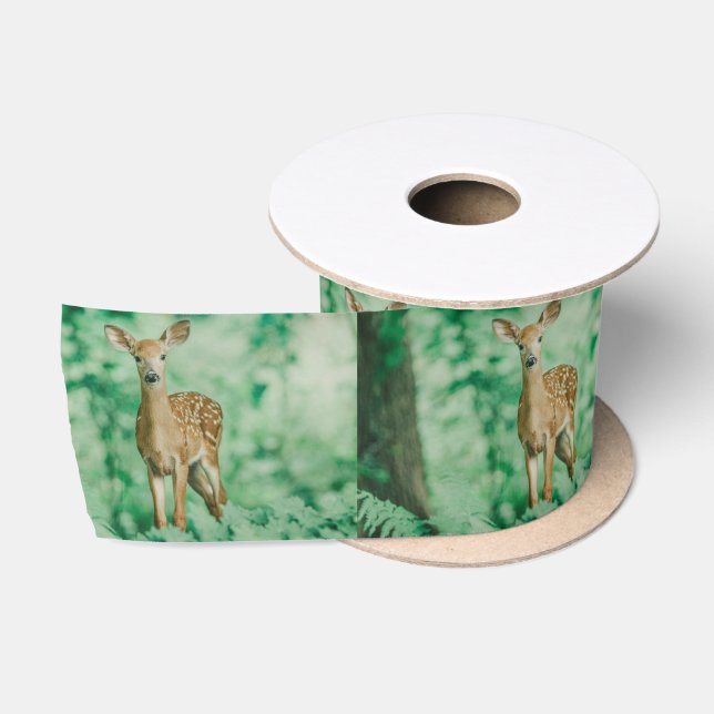 Ruban En Satin Cerfs communs (Bobine)