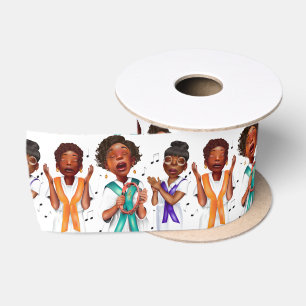 Ruban En Satin Chanteur afro-américain