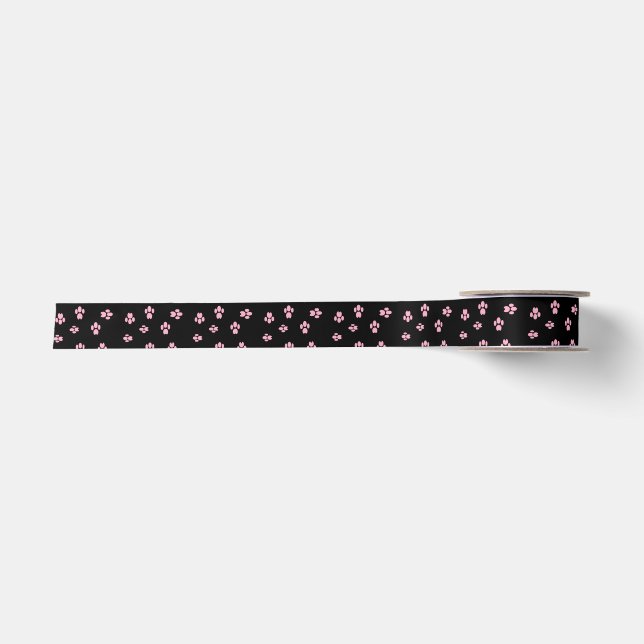 Ruban En Satin Chat de Noël Kitty Tots Paw Pads (Devant)