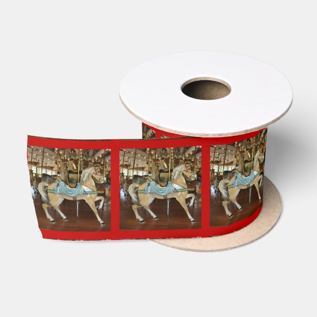 Ruban En Satin Cheval de carrousel (Bobine)
