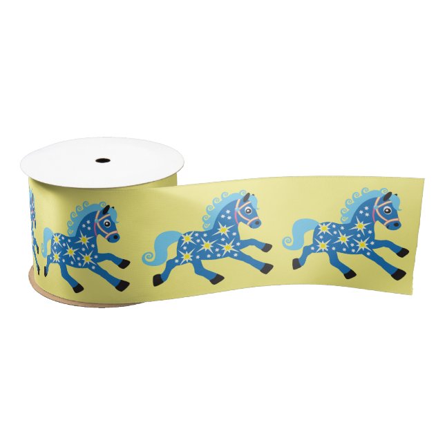 Ruban En Satin cheval décoratif (Bobine)
