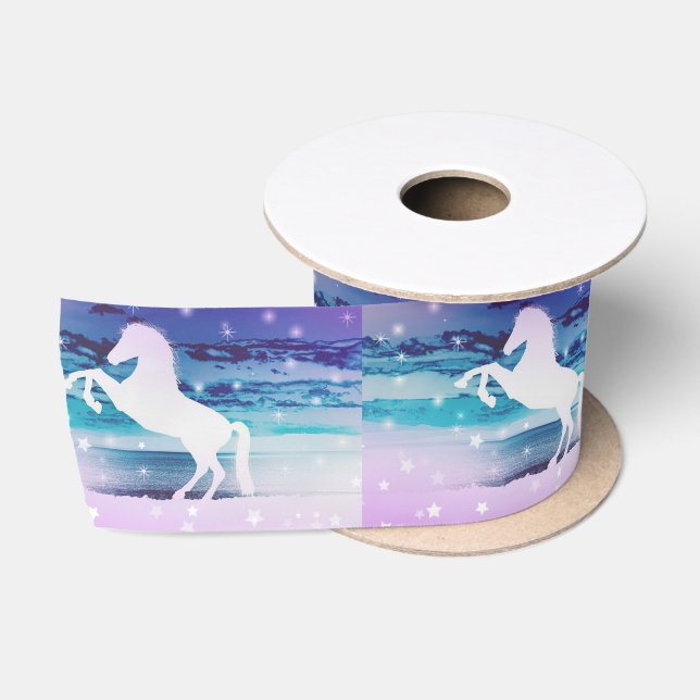 Ruban En Satin Cheval mystique (Bobine)