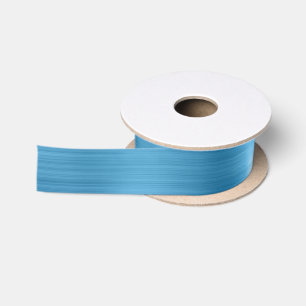 Ruban En Satin Chic Noël Bleu Aqua