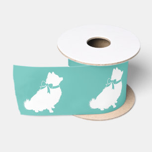 Ruban En Satin Chien Chien Chien Poméranie