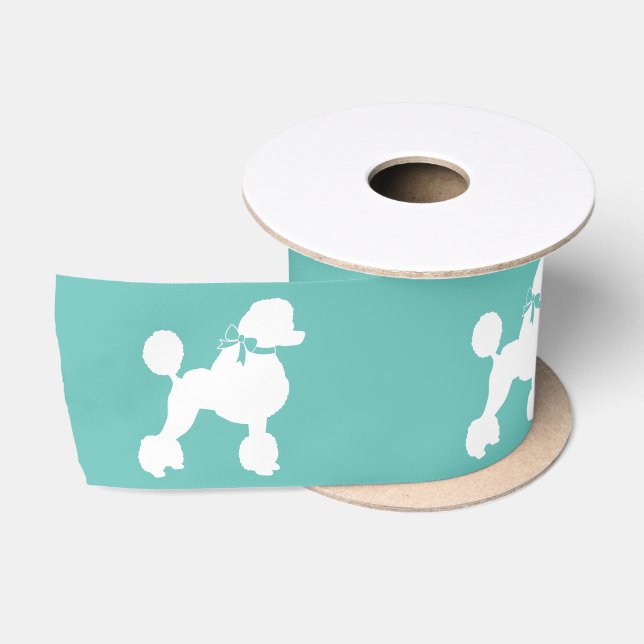 Ruban En Satin Chien de caniche Français (Bobine)