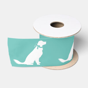 Ruban En Satin Chien de Golden Retriever Puppy