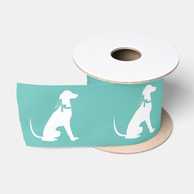 Ruban En Satin Chien Greyhound Chig Puppy (Bobine)