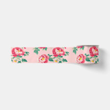 Chinoiserie rose et rouge