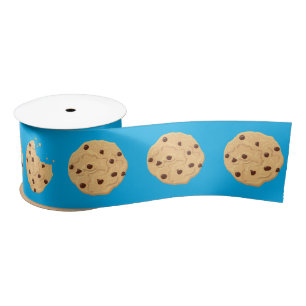 Ruban En Satin Chocolat Chip Cookie Enfants 1er Anniversaire Part