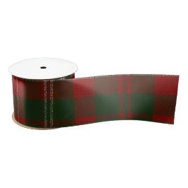 Ruban En Satin Christmas Plaid Ribbon