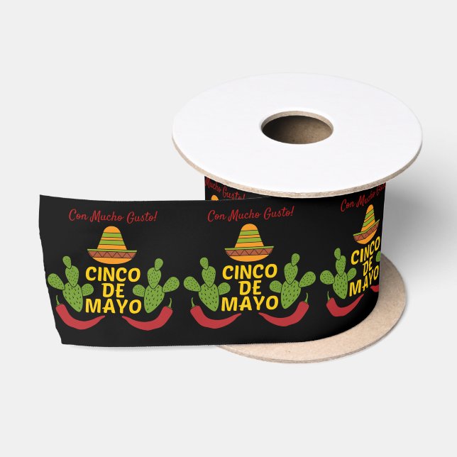 Ruban En Satin Cinco De Mayo Thunder_Cove (Bobine)