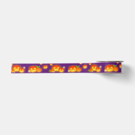 Ruban En Satin Citrouille sculpté Motif Halloween