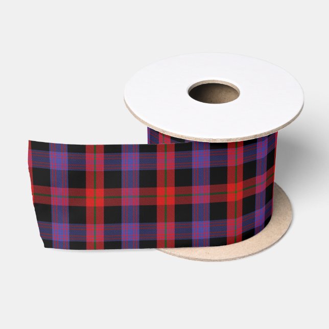 Ruban En Satin Clan Brown Tartan (Bobine)