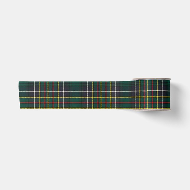 Ruban En Satin Clan Cockburn Tartan Plaid (Devant)
