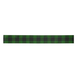 Ruban En Satin Clan Gunn Tartan Plaid