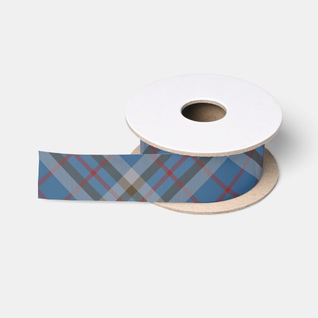 Ruban En Satin Clan rustique élégant Plaid Thompson Tartan (Bobine)
