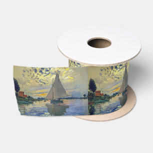 Ruban En Satin Claude Monet - Voilier au Petit-Gennevilliers