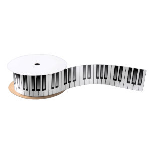 Ruban En Satin Clavier de piano continu