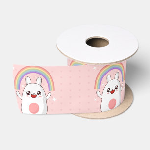 Ruban En Satin Clipart arc-en-ciel de Kawaii