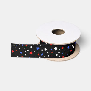 Ruban En Satin Cluster d'étoiles   Junetten Thème Noir