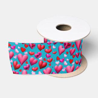Ruban En Satin Coeur du jour V