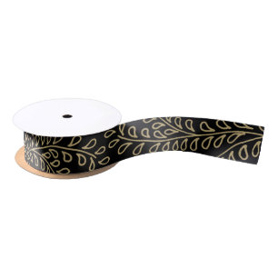 Ruban En Satin Collection Branches d'or