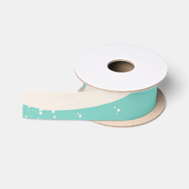 Ruban En Satin Colorful Retro Patterned Style Satin Ribbon
