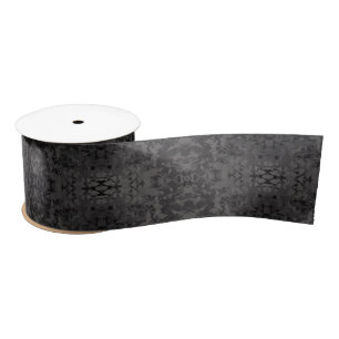 Ruban En Satin Conception de design graphique abstrait noir et gr