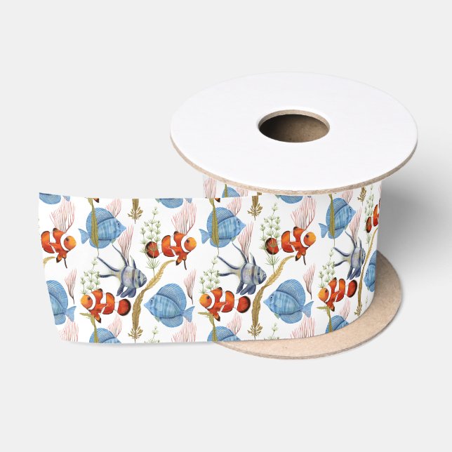 Ruban En Satin Conception de la série Marine Life 33 (Bobine)