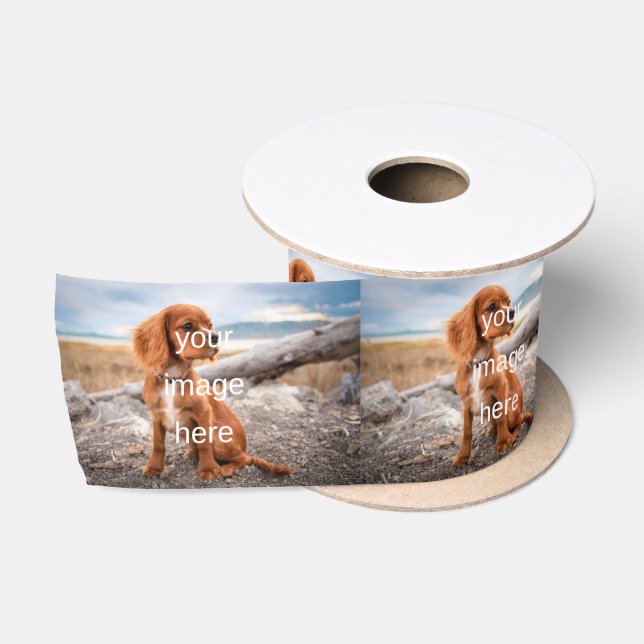 RUBAN EN SATIN CONCEVEZ VOTRE PROPRE (Bobine)