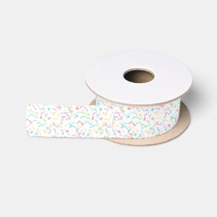 Ruban En Satin Confetti Pastels (Surprise)