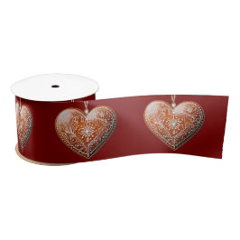 Ruban En Satin Cookie de Noël rustique Décoré traditionnel