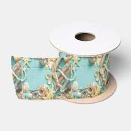Ruban En Satin coquille, vintage, collage, turquoise, chic, tenda