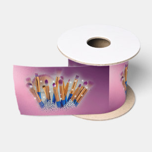 Ruban En Satin Cosmétique Brosse à maquillage