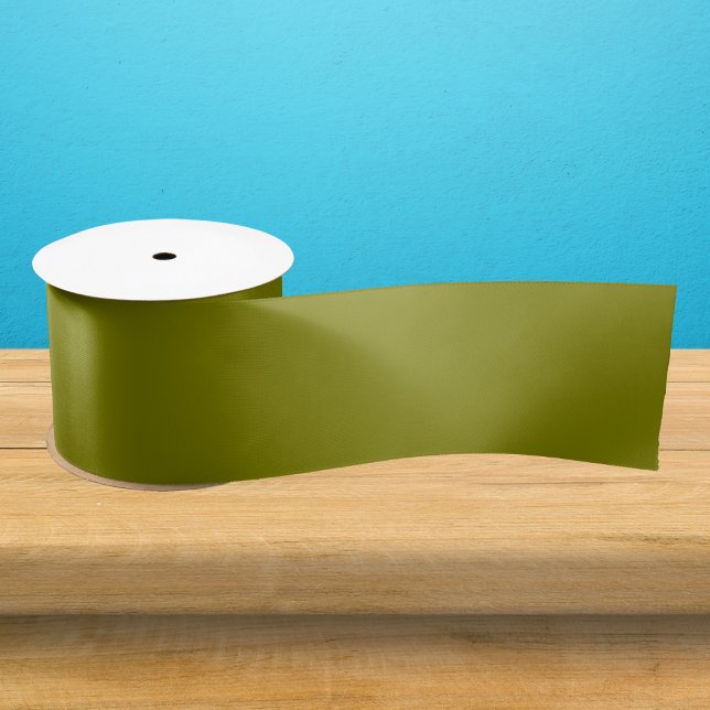 Ruban En Satin Couleur solide d'olive (Créateur téléchargé)