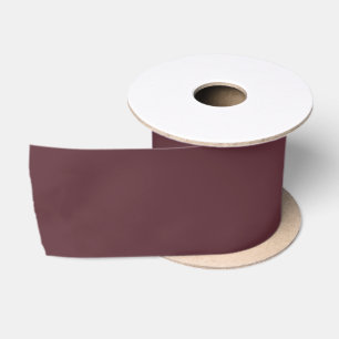 Ruban En Satin Couleur solide Maroon profonde