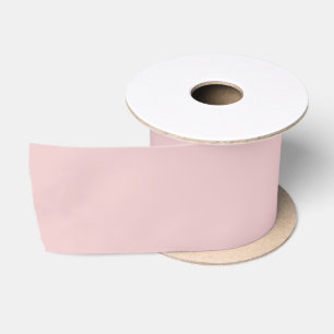 Ruban En Satin Couleur solide rose rose