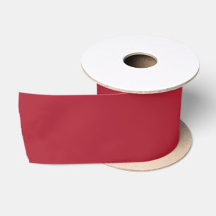 Ruban En Satin Couleur uni rouge de Noël