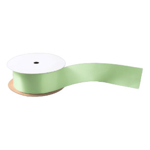 Ruban En Satin Couleur unie : Vert céleri