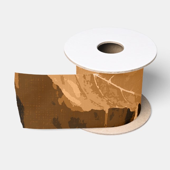 Ruban En Satin Couleurs d'automne, feuille 6 (Bobine)