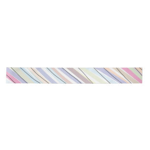 Ruban En Satin Couleurs Pastel Ondulées