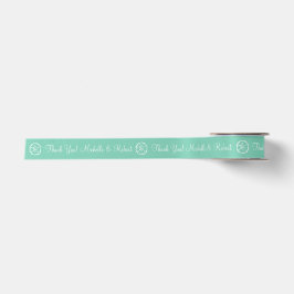 Ruban En Satin Coupe de menthe de sable dollar de plage de mariag