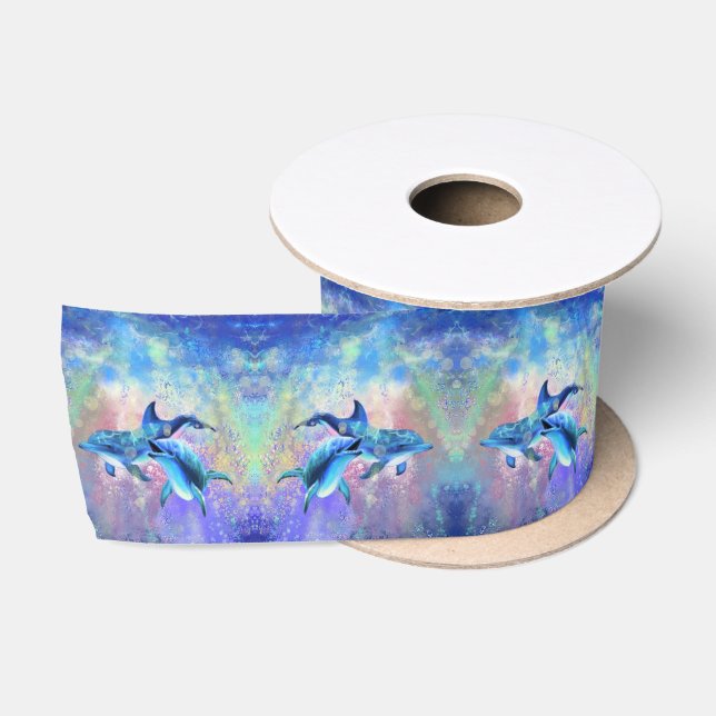Ruban En Satin Couple dauphin - Beau (Bobine)